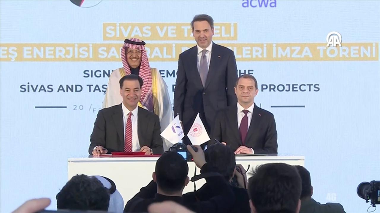 Türkiye ile ACWA arasında 5 GW’lık temiz enerji hamlesi