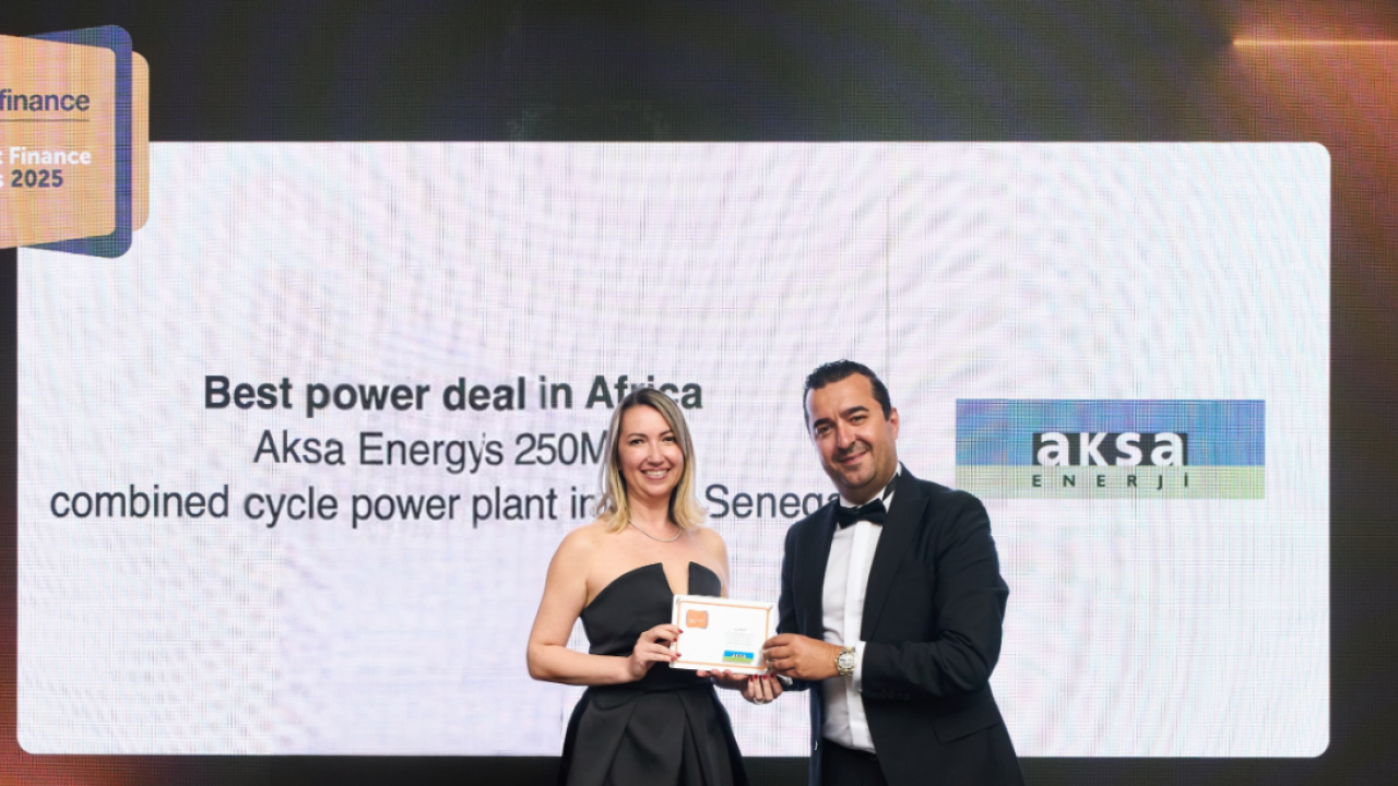 Aksa Enerji’ye EMEA Finance’ten iki prestijli ödül