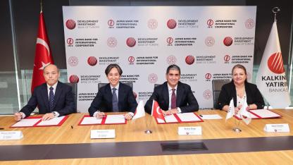 TKYB ve JBIC’ten 350 milyon dolarlık yeşil finansman