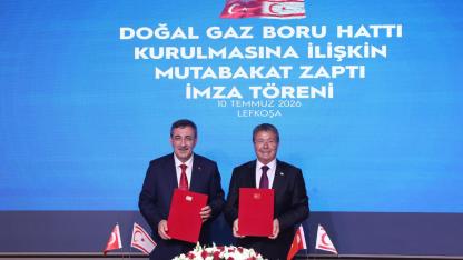 KKTC’ye 101 kilometrelik doğal gaz iletim hattı